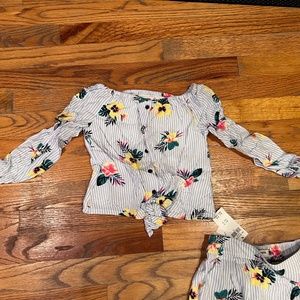 Abercrombie Kids Floral Top Size 5/6